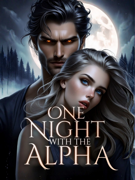 Cover of "One Night with the Alpha" by Jessica Kennedy, featuring a romantic and dramatic design with bold typography.